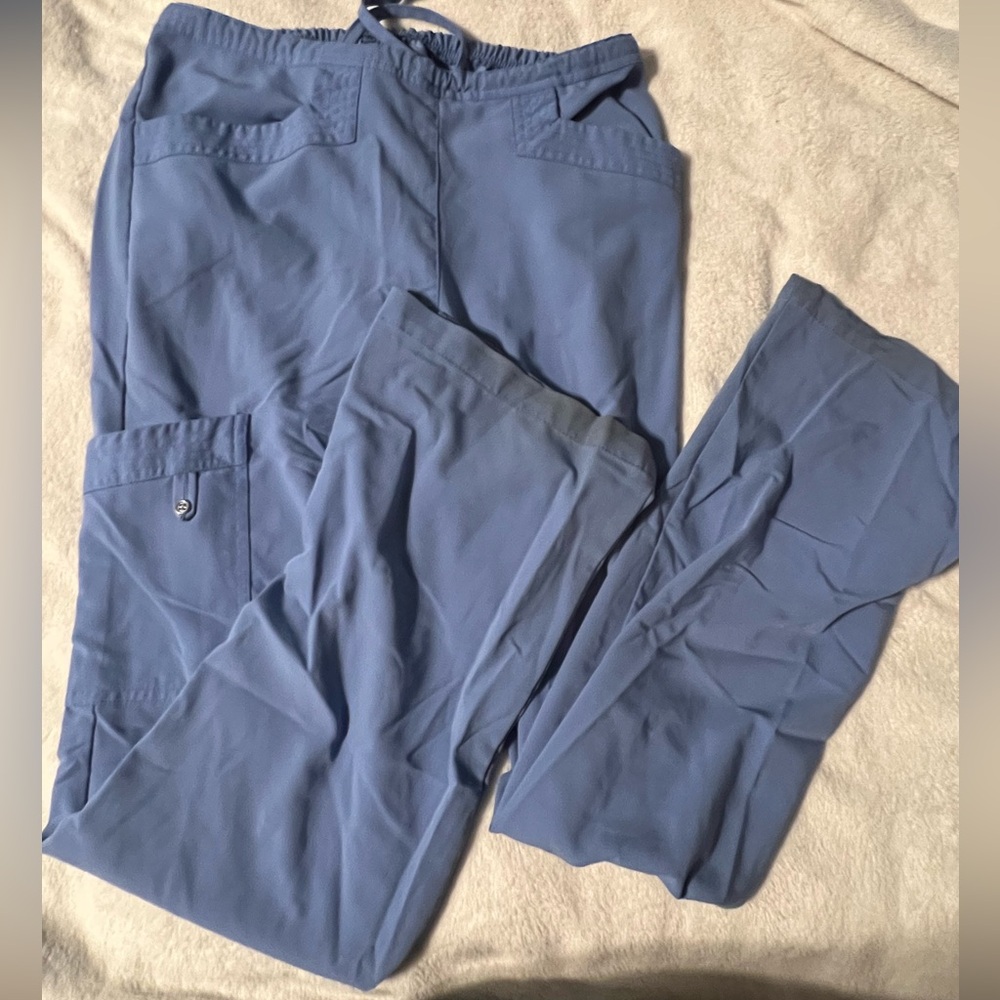 Women’s Grey’s Anatomy ceil blue/light blue scrub pants/bottoms- XS